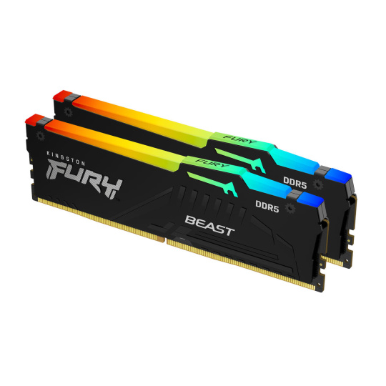 64GB 5600MT/s DDR5 CL36 DIMM (Kit of 2) FURY Beast RGB