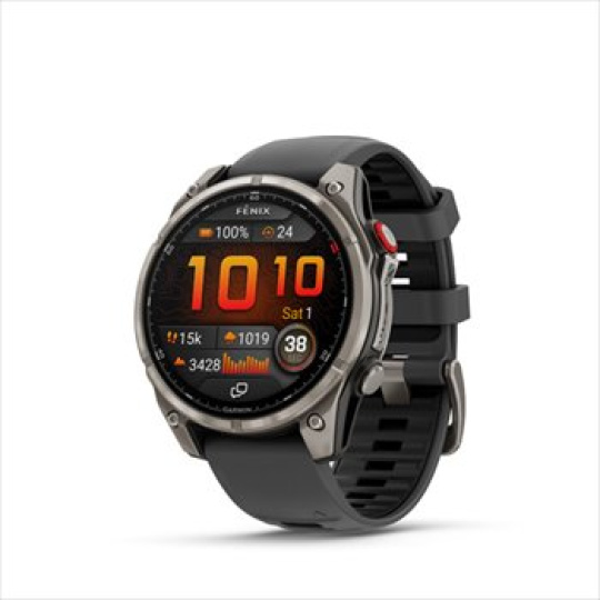Garmin fenix 8 Pro - 47mm, AMOLED, Sapphire, Titanium, Graphite/Black band