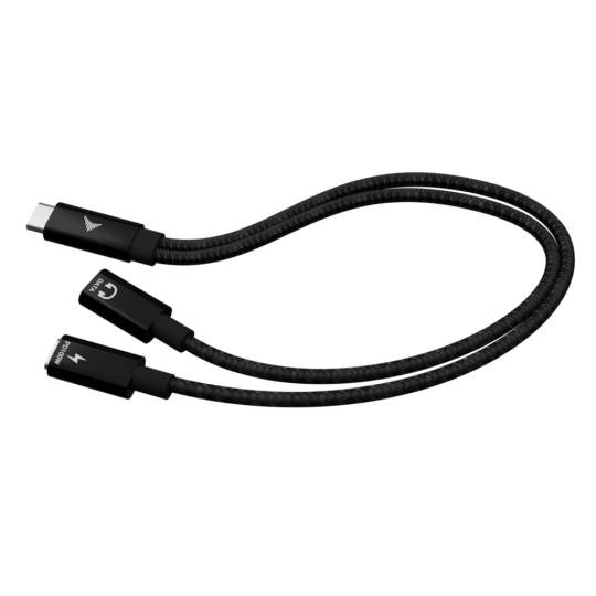 i-tec USB-C Cable Splitter Audio/Data, Power Delivery 100W