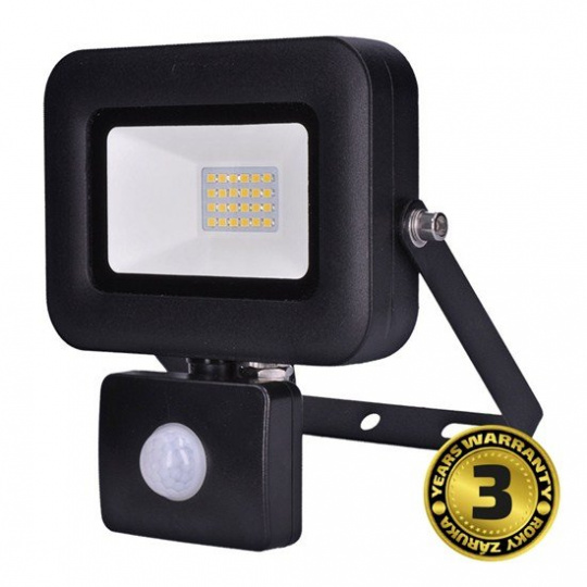 Solight LED reflektor PRO so senzorom, 20W, 1700lm, 5000K, IP44