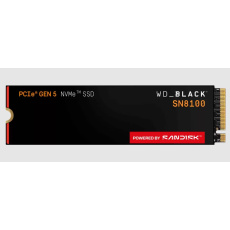 SSD WD Black SN8100 2TB M.2 2280 PCIe Gen5 x4 NVMe, Read/Write: 14900/14000 MBps, IOPS 2300K/2400K, TBW: 1200 SSD WD Black SN8100 2TB M.2 2280 PCIe Gen5 x4 NVMe, Read/Write: 14900/14000 MBps, IOPS 2300K/2400K, TBW: 1200