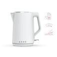 AENO Rychlovarná kanvica EK2 - 1,5l, 2200W, biela, Strix, dvojvrstvá stena, auto vypnutie