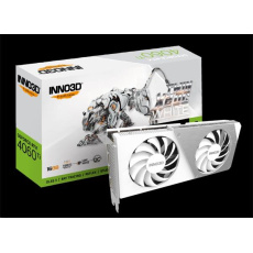 INNO3D GeForce RTX 4060TI Twin X2 OC White 16GB/128bit, GDDR6X, HDMI, 3xDP