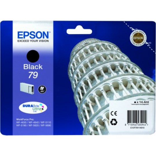 Epson atrament WF5000 series black L - 14ml