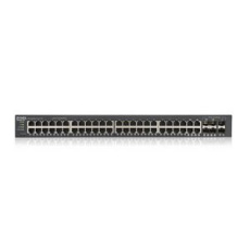 Zyxel GS1920-48v2, 48 Port Smart Managed Switch 48x Gigabit Copper and 4x Gigabit dual pers., hybrid mode, standalone or NebulaFle