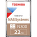 HDD TOSHIBA NAS N300 3.5", 16TB, 1024MB, SATA 6.0 Gbps, 7200 rpm BULK