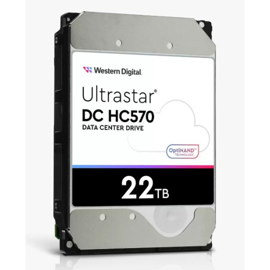 HDD Server WD/HGST ULTRASTAR DC HC570 (3.5’’, 22TB, 512MB, 7200 RPM, SATA 6Gb/s, 512E SE NP3)