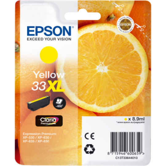 Epson atrament XP-630 yellow XL