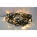 Solight LED vianočná reťaz, 500 LED, 50m, prívod 5m, IP44, teplá biela