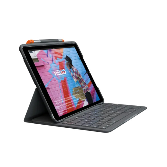 Logitech® Slim Folio for iPad (10th gen) - GREY - US - INTNL-973