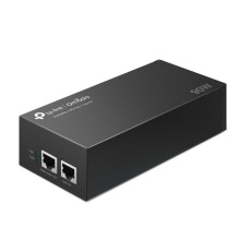 TP-LINK "Omada 10G PoE++ Injector AdapterPORT: 1× 10Gbps PoE Port, 1× 10Gbps Non-PoE PortSPEC: 802.3bt/at/af Compliant TP-LINK "Omada 10G PoE++ Injector AdapterPORT: 1× 10Gbps PoE Port, 1× 10Gbps Non-PoE PortSPEC: 802.3bt/at/af Compliant
