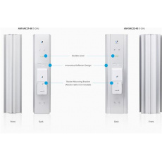 Ubiquiti AirMax AC  5GHz 21dBi 60 stupňů (anténa s rocket príslušenstvom, bez rocket)