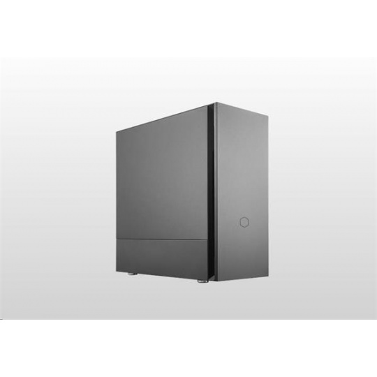 CoolerMaster case Silencio S600 Steel, ATX, USB3.0, Card reader, čierna