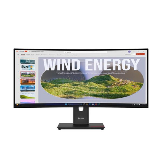 Lenovo T34WD-40 34" 3440x1440 3000:1 300cd 4ms HDMI+DP+USB+USB-C+RJ45 dock PD100W 3y Lenovo T34WD-40 34" 3440x1440 3000:1 300cd 4ms HDMI+DP+USB+USB-C+RJ45 dock PD100W 3y