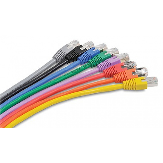 CNS patch kábel Cat6A, S/FTP, LSOH - 15m , žltý