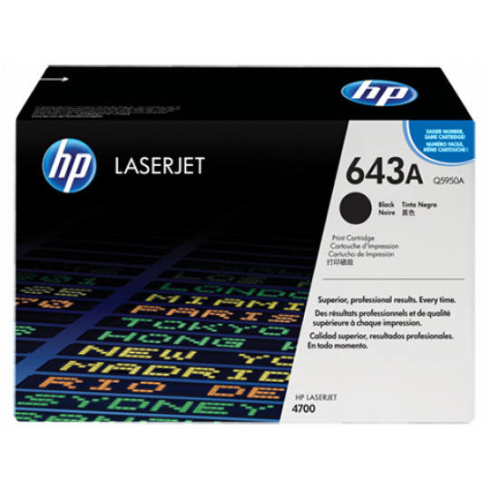 HP Color LaserJet BLACK Print Cartridge for CLJ4700 11.000p