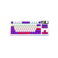 Lorgar KBP70TKLW, Pro bezdrôtová mechanická herná klávesnica, 2.4 GHz/ BT 5.0, Displej, multim. tlač., US layout, biela Lorgar KBP70TKLW, Pro bezdrôtová mechanická herná klávesnica, 2.4 GHz/ BT 5.0, Displej, multim. tlač., US layout, biela