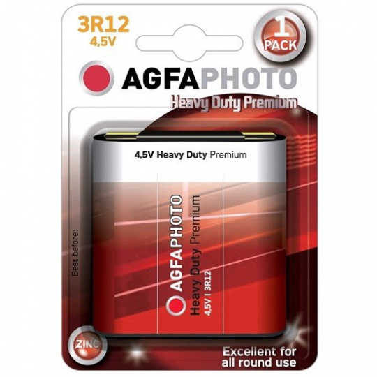 AgfaPhoto zinková batéria 4,5V, blister 1ks 