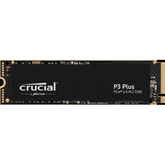 Crucial P3 Plus 1TB SSD PCIe 4.0 NVMe M.2 2280, r5000MB/s, w3600MB/s