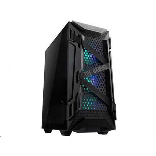 ASUS TUF GAMING GT301 case ATX Black, AURA LED fan