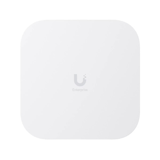 Ubiquiti Enterprise-grade indoor access point with 10-stream WiFi 7 performance, a 10 GbE uplink, and a redundant GbE po