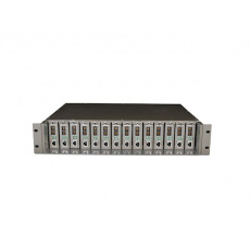 TP-LINK TL-MC1400 14-slot Media Converter Chassis, Supports Redundant Power Supply, with One AC Power Supply Preinstalled