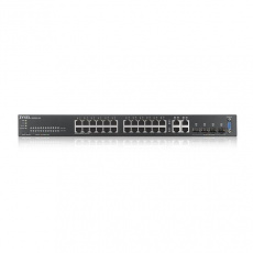 GS2220-28,EU region,24-port GbE L2 Switch with GbE Uplink (1 year NCC Pro pack license bundled)