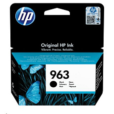 HP originál ink 3JA26AE, HP 963, black, 1000str., 24.09ml HP originál ink 3JA26AE, HP 963, black, 1000str., 24.09ml