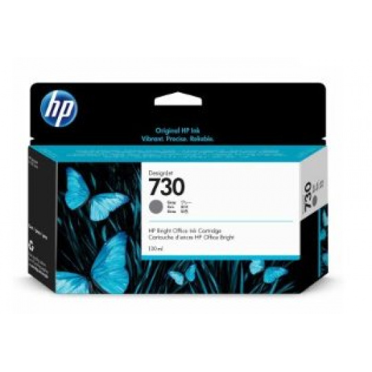 HP 730 130-ml Gray DesignJet Ink Cartridge