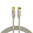 S/FTP (PiMF) Patchkábel LSOH 7.5m cat.6a, sivý, Cu, Dätwyler 7702 Flex s TM31