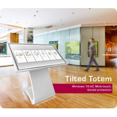 Prestigio DS Indoor 43” tilted totem (Slim), FHD: 1920x1080, 10 touch, OS WIN10, DS SW