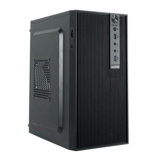 1stCOOL STEP 6 ver.2, skrinka mATX, 2x USB3.0, USB-C, CR, čierna