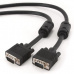 Gembird kábel VGA HD15 (M) na VGA HD15 (M) Premium, tienený, 2 x feritové jadrá, 1.8 m,čierny