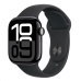 Apple Watch Series 10 GPS + Cellular 46mm Jet Black Aluminium Case with Black Sport Band - M/L