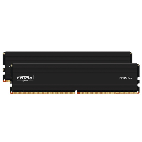 Crucial Pro 64GB Kit (2x32GB) DDR5-5600 UDIMM CL46 (16Gbit) Crucial Pro 64GB Kit (2x32GB) DDR5-5600 UDIMM CL46 (16Gbit)