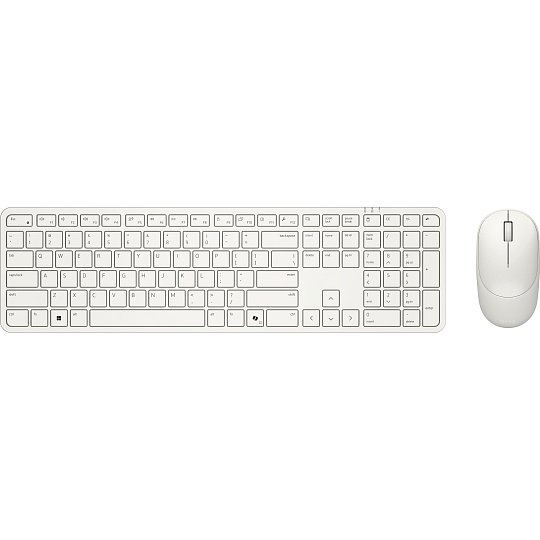 Dell Pro 5 Keyboard and Mouse - KM526 - Czech/Slovak (QWERTZ) - Light Ash