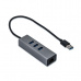 i-tec USB 3.0 Metal HUB 3 Port + Gigabit Ethernet Adapt.