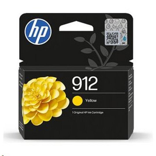 HP 912 - žltá - Atramentová kazeta - 315 strán HP 912 - žltá - Atramentová kazeta - 315 strán