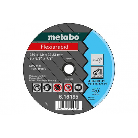 Metabo Flexiarapid 150x1,6x22,2 Inox           