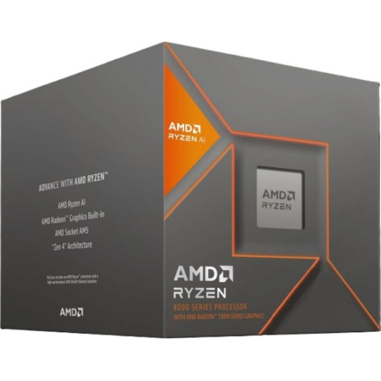 AMD, Ryzen 5 8500G, Processor BOX, soc. AM5, 65W, Radeon Graphics, s Wraith Stealth chladičom