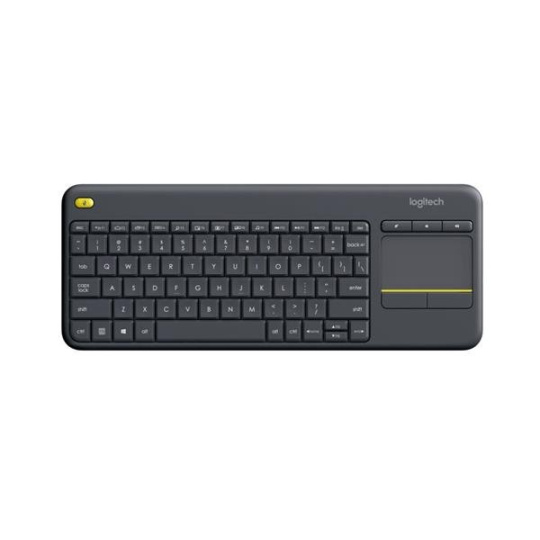 Logitech® Wireless Touch Keyboard K400 Plus - DARK - US INT'L - 2.4GHZ - N/A - INTNL