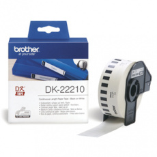 BROTHER DK22210 Continuous Paper Tape (Biela 29mm) BROTHER DK22210 Continuous Paper Tape (Biela 29mm)