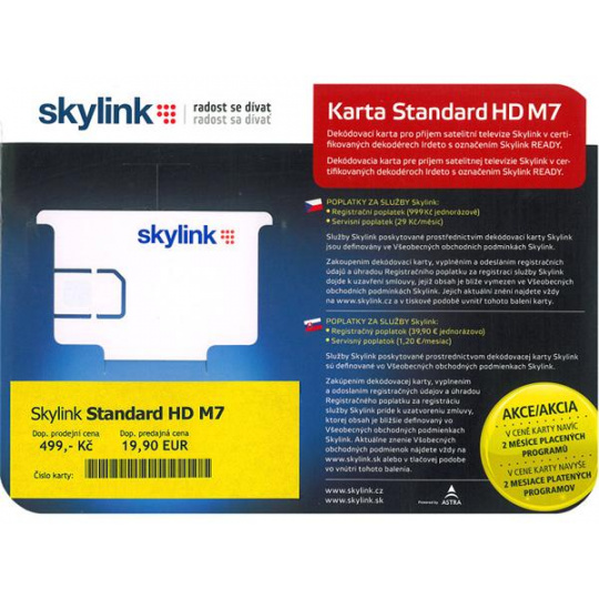 Karta SKYLINK Standard HD M7