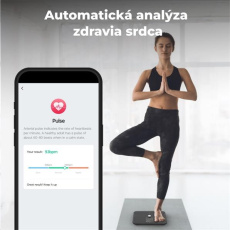 AENO Smart osobná váha ABS0002S, do 180kg, BMI, Srdcový tep, 15 indexov, BTTH, Aplikácia, Spec. sklo, farebný Displej AENO Smart osobná váha ABS0002S, do 180kg, BMI, Srdcový tep, 15 indexov, BTTH, Aplikácia, Spec. sklo, farebný Displej