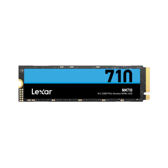 LEXAR LNM710 500GB High Speed PCIe Gen 4X4 M.2 NVMe, up to 5000 MB/s read and 2600 MB/s write