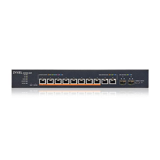 ZyXEL XS1935-12HP, 8-port Multi-Gigabit Smart Managed PoE 375Watt 802.3BT Switch, 2x 10GbE, 2 SFP+ Uplink ZyXEL XS1935-12HP, 8-port Multi-Gigabit Smart Managed PoE 375Watt 802.3BT Switch, 2x 10GbE, 2 SFP+ Uplink