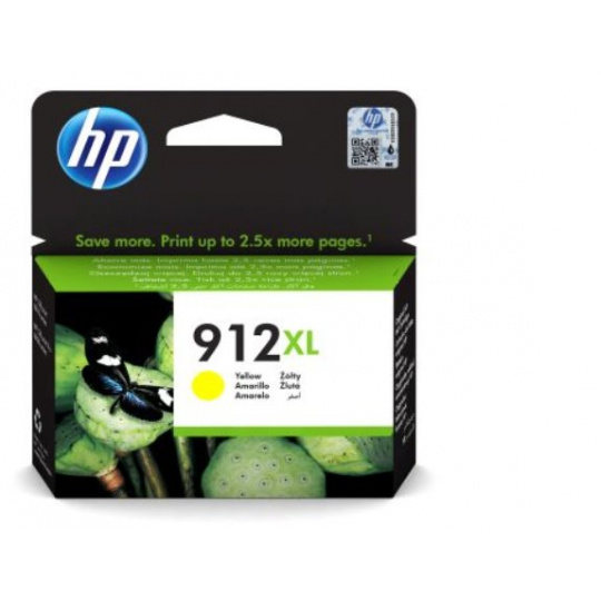 HP 912XL High Yield Yellow Original Ink Cartridge