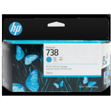 HP 738M 300-ml Cyan DesignJet Ink Cartridge