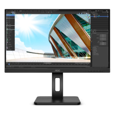 AOC 24P2Q 23.8"W IPS LED 1920x1080 50 000 000:1 4ms 250cd DP HDMI DVI Pivot repro