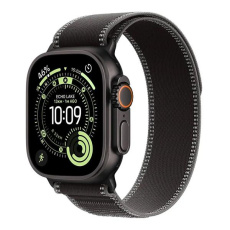Apple Watch Ultra 3 GPS + Cellular 49mm Black Titanium Case with Black/Charcoal Trail Loop - M/L